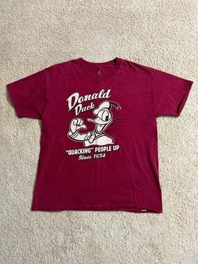 Disney Parks Donald Duck Quacking People Up Since 1934 Graphic T-Shirt Maroon